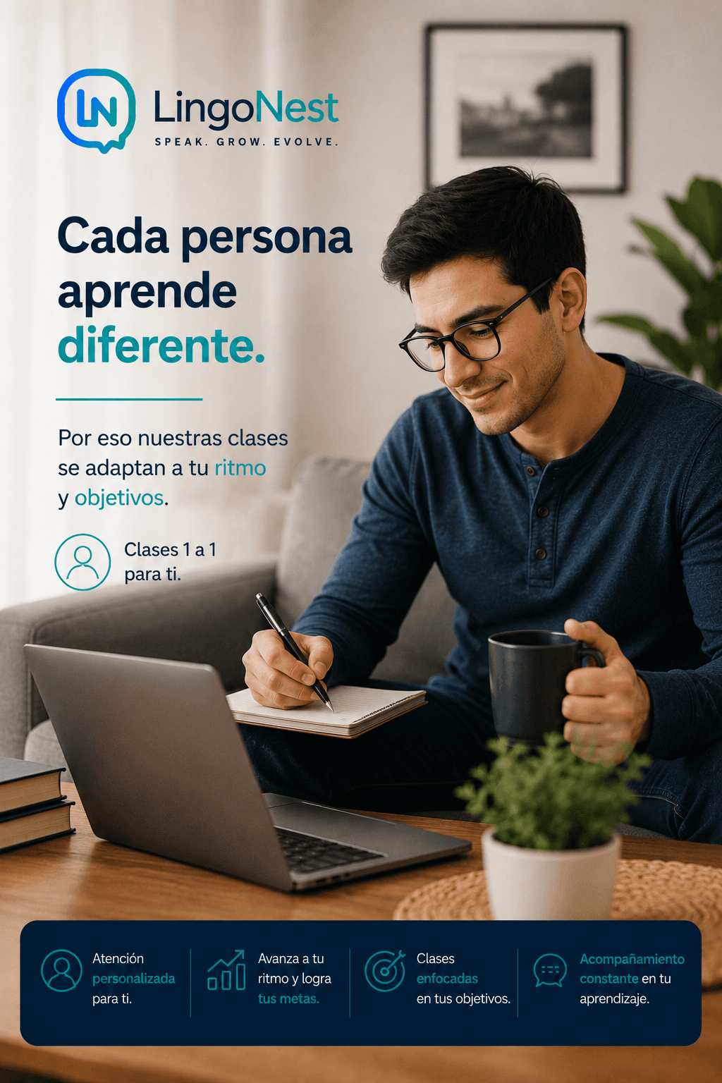 Cada persona aprende diferente - LingoNest